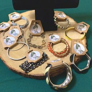 Various Bracelets, bangle, chain/rope, twin, etc.